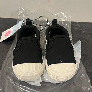 Cat & Jack Black and White Kids Sneakers